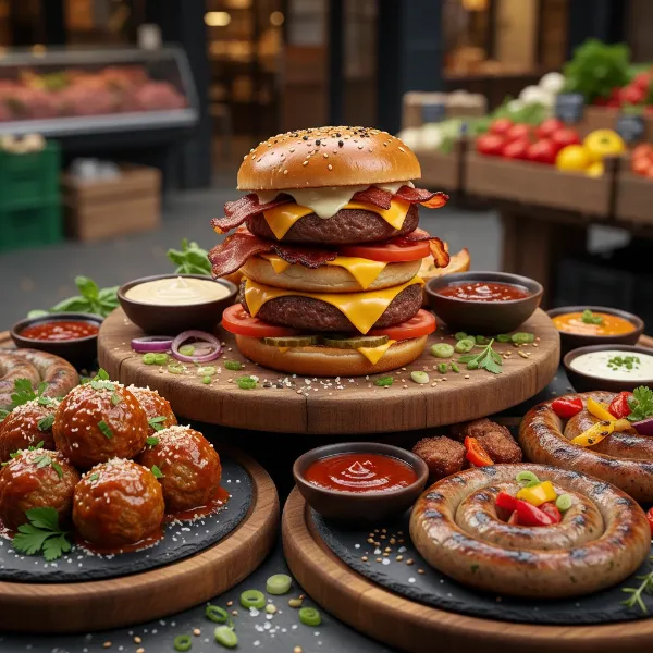 various delicious homemade ground meat dishes